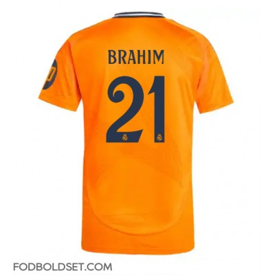 Real Madrid Brahim Diaz #21 Udebanetrøje 2024-25 Kortærmet Real Madrid Brahim Diaz #21 Udebanetrøje 2024-25 Kortærmet